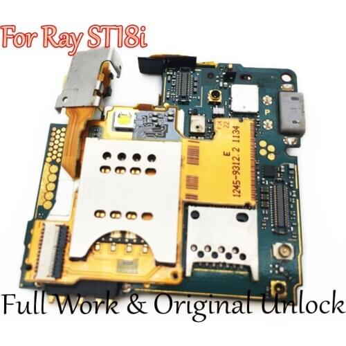 Full Work Original Unlock Mainboard For Sony Xperia Ray ST18i motherboard Logic Circuit Electronic Panel