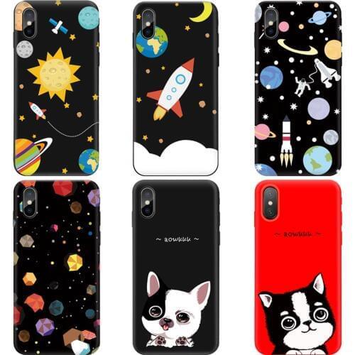 Silicone TPU Phone Case for Huawei Y5 Y6 Y7 Y9 2019 Fashion Space Pattern Painted Case for Honor 8A 8S 8X 20 Pro P Smart Etc