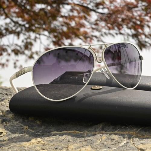 Rockjoy Aviation Sunglasses Male Women Unisex Brown Sun Glasses for Female White Shades Vintage Oversized Retro Anti Reflection