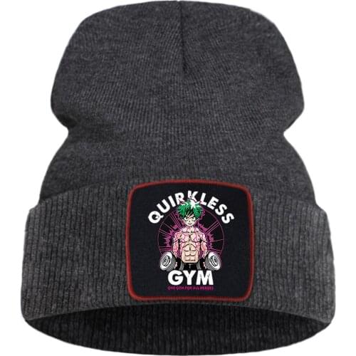 Comfort Ski Warm Beanie Cap Hip Hop Cool Thick Hedging Caps Japan Anime My Hero Academia Fashion Hats Cotton Unisex Knitted Hat