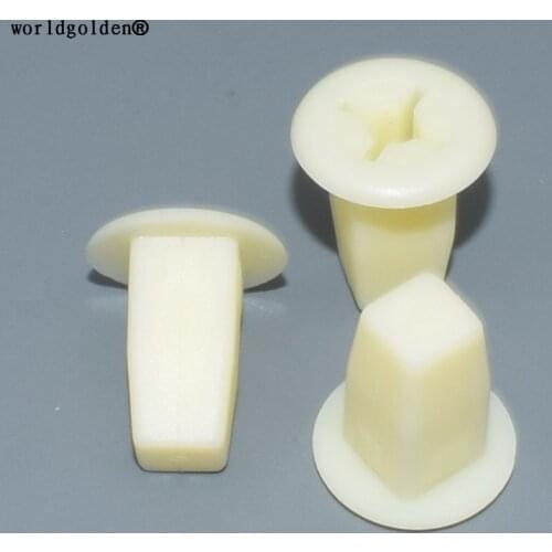 Worldgolden 10pcs auto clip Screw Grommet #8 Screw Size for Toyota#90189-06042,Honda#90661-SC7-0030,Mazda#H001-50-841