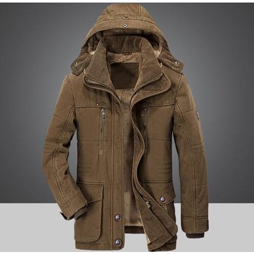 Zhang Pear Juice Men's Parkas With A Hood