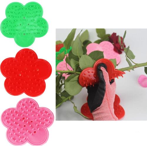 1PC Pink Plastic DIY Cut Tool Florist Flower Rose Thorn Stem Leaf Stripper Rose Removing Burr Eco-friendly Garden Tool Green Red