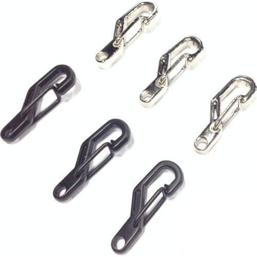 10pcs EDC Camping Climbing Mini D-type Carabiners Steel Buckle Hook Buckle Keychain Fast Outdoor Portable Gadget Survival