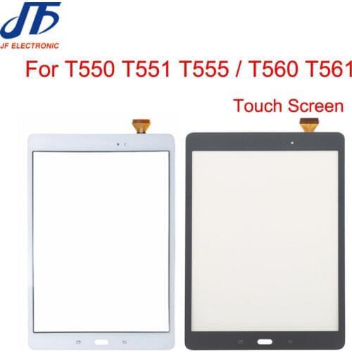 10Pcs Touch Panel Replacement For Samsung Galaxy Tab E 9.6" T560 T561 T550 Touch Screen Digitizer sensor Glass Lens with sticker