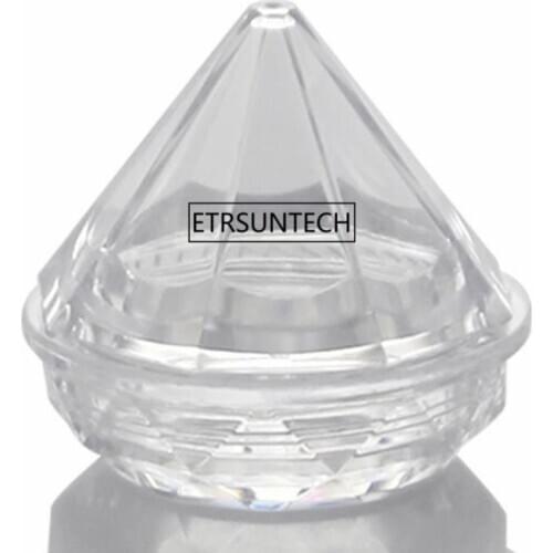 1000pcs/lot 5g Clear Diamond Empty Acrylic Container Makeup Bottle for Cosmetic Cream Jewelry Empty Jar Pot Eyeshadow F2448