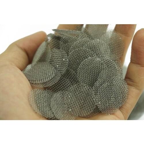 20 PCS/Lot Multifunctional Hookah Water Pipe Stainless Steel Tobacco Smoking Accessories Metal Filters Smoke Pipes Screen Gauze