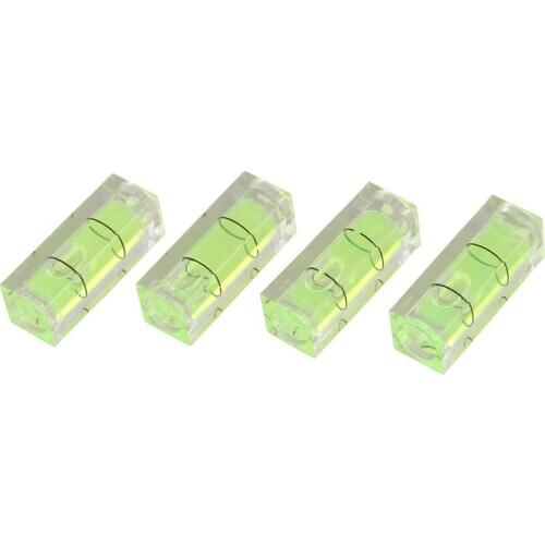 4Pcs 10x10x29mm Universal Square Bubble Spirit Level Tripod Measuring Camera