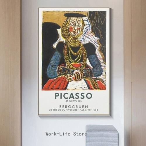 Abstract Pablo Picasso Famous Art Canvas Paintings On the Wall Art Posters And Prints Picasso Art Canvas Picture For Living Room