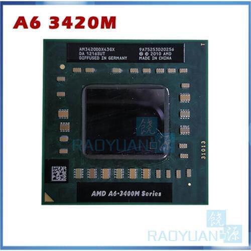 AMD A6-Series A6-3420M A6 3420M 1.5 GHz Quad-Core Quad-Thread CPU Processor AM3420DDX43GX Socket FS1