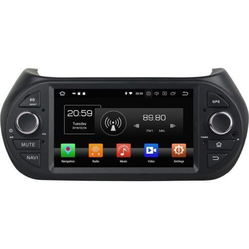 Android 8.0 Car Radio DVD GPS for Fiat Fiorino /Citroen Nemo /Peugeot Bipper 2008-2015 4GB RAM Bluetooth WIFI USB DVR 32GB ROM