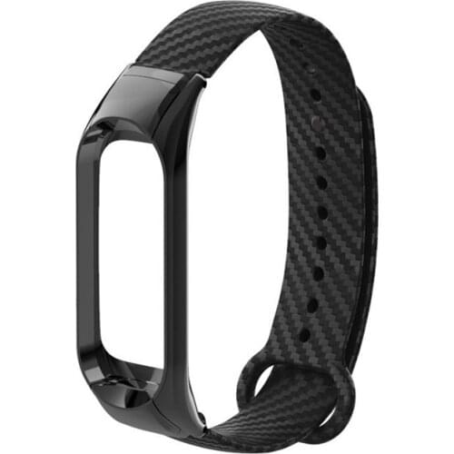 Bracelet for Xiaomi Mi Band 3 Smart Bracelet Smart Band Carbon Fiber Wristband for Mi Band 3 Replacement Accessories