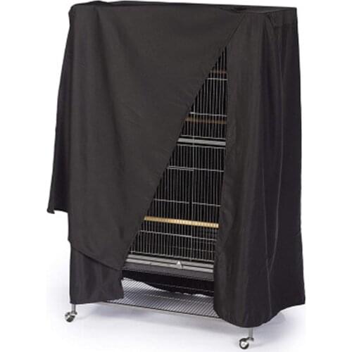 Large Birds Cage Cover Durable Lightweight Solid Parrots Sleep Helper Cover Black HY99