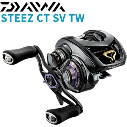 DAIWA STEEZ CT SV TW Baitcasting Fishing Reel 700H 700HL 700XH 700XHL Baitcast Reel 6.3:1/8.1:1 Ratio 4.5kg Drag 12+1BB Wheels