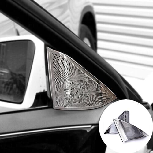 For Mercedes-Benz E-Class W212 S212 Interior Car Door Speaker Edge Cover Trim 2010-2015 2pcs Car accesories interior Car Trim