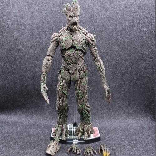 Hot Toys Marvel Guardians of The Galaxy Tree Man Avengers 40cm Big Size BJD Action Figure Toys