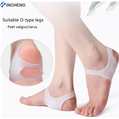 Gel Insole Orthopedic Insoles O-Type Leg Foot Valgus Correction Non Slip Silicone Heel Orthotics Insoles Foot Care Unisex