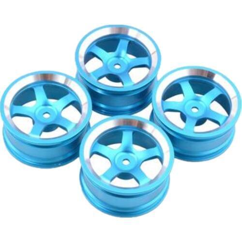 4Pcs/Set RC Aluminum Alloy Metal Wheel Rim Offset For HPI HSP Sakura 1/10 Scale Models On-Road Remote Control Car Tires 94123