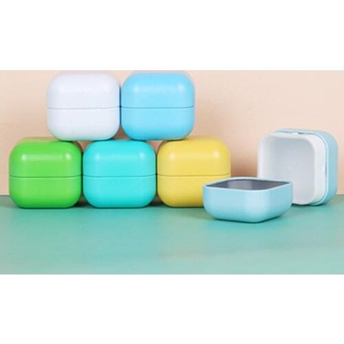 Small Rectangle Empty Can Tea Caddy Frosted Tin Box Candy Storage Box Moisture Proof Small Sizes Tin Box Jar