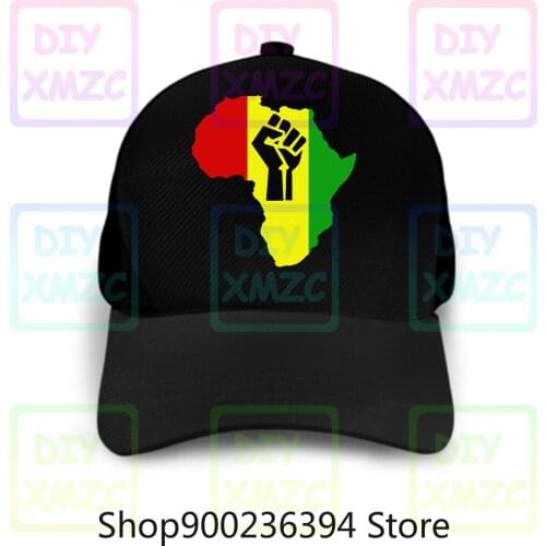 Men Hats Africa Baseball Cap Power Rasta Reggae Hats Cool Printed Hatss Top
