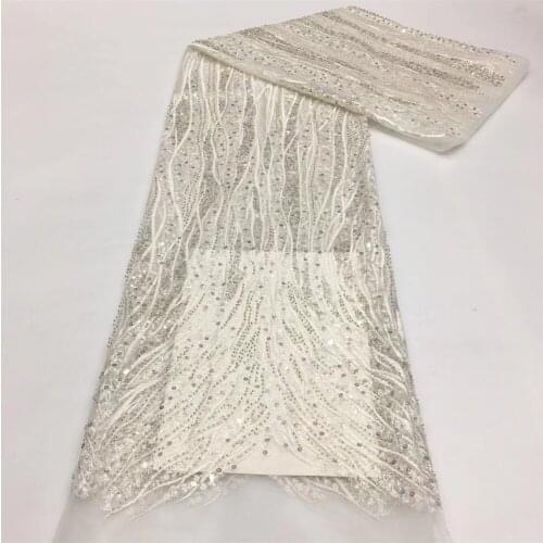 The new listing 3mm+bead tube exquisite line style tulle embroidery, suitable for fashionable ladies dress skirts
