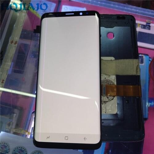 Have a line Original Used For Samsung Galaxy S9 Plus S9+ G965F G965W Touch Screen Digitizer LCD Display