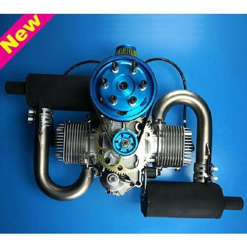 Original High Quality DLE200 DLE 200CC Gasoline Engine for Paramotor ( Premium Muffler Version)
