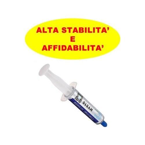 Processor CPU thermal paste 10GR silver COMPUTER PC professional quality sw 99 S0328 sent from Italy