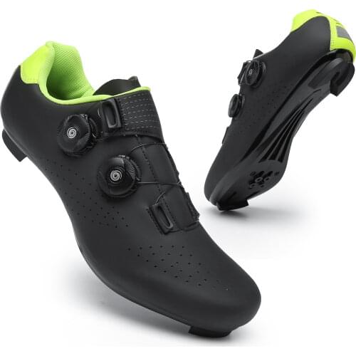Self-Locking road bike shoes flat spd cleat Mens cycling sneakers mtb Casua Breathable womens bicycle shoes Outdoor Sports