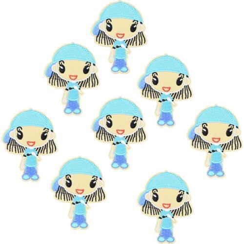 Diy Teenagers patches for clothing iron embroidered patch applique iron on patches sewing accessories badge stickers for clothes