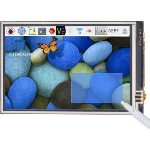 SunFounder 3.5" Raspberry Pi Touchscreen Display 480x320 TFT Touch Screen Monitor for RPi 3 Pi Zero 2 Model