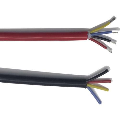 Super Soft Elastic Wire 4 cores 1.5 4 Squares Oil Folding resistance Corrosion Protection 200 degrees Soft Tinned Copper Cable