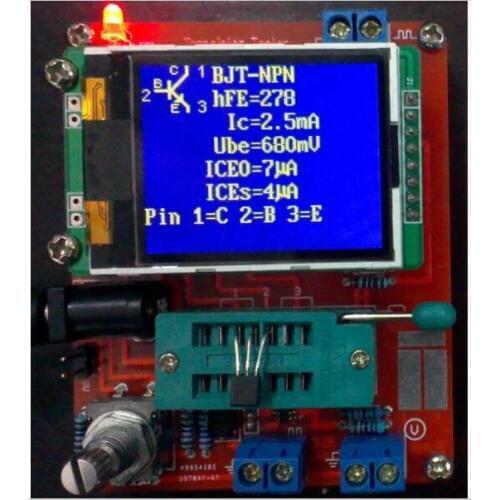 TFT LCD M328 Transistor Tester LCR Diode Capacitance ESR voltage meter PWM Square wave Frequency Signal Generator