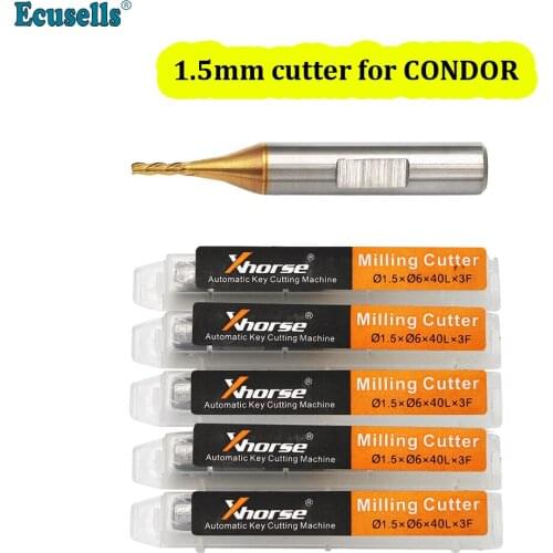 1.5mm Milling Cutter Probe for Xhorse CONDOR XC MINI Plus XC-007 Dolphin XP-005 XP-007 Key Cutting Machine