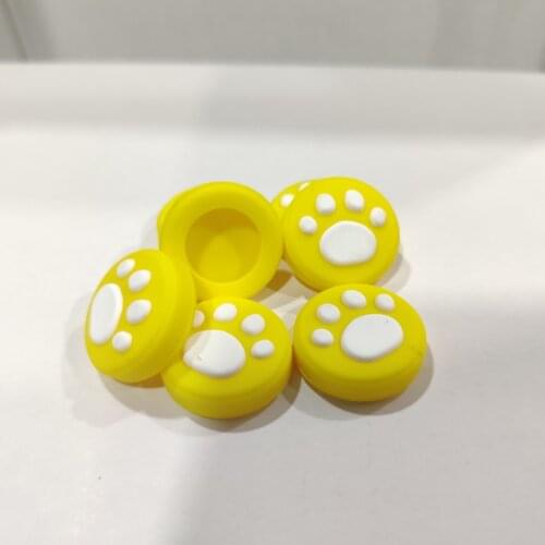 1Pair Removable Silicone Analog Thumb Cat Claw Button Stick Animal Crossing Caps for Nintend Switch Lite & NS Joy Con Controller