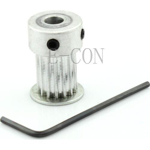 1PCS/5PCS/10pcs 3M Timing Pulley 14 Teeth 4mm/5mm/6mm/6.35mm Bore Stepper Motor 3D Printer 16mm Width HTD