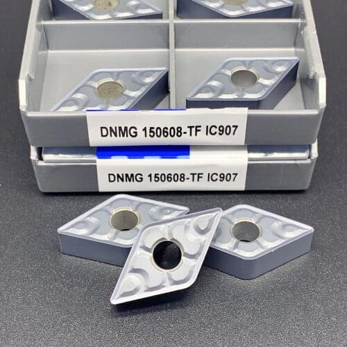 10PCS carbide insert DNMG150608 TF IC907 IC908 high quality CNC lathe parts tool DNMG 150604 milling machine insert