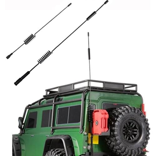 195mm 290mm' RC Car Metal Decorative Antenna For 1/10 RC Crawler Traxxas TRX4 TRX6 Axial SCX10 RC4WD D90 D110 Tamiya CC01 Truck