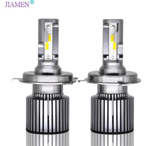 FUXUAN 2pcs H4 H7 LED H1 H3 H8 H9 H11 HB3 9005 HB4 9006 LED Bulbs Mini Car Headlight Lamp 6400LM 120W Auto Headlamp 12V 24V