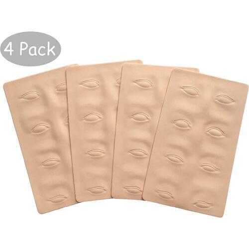 3D 4/10PCS Microblading Cosmetic Silicone Practice Skin for Eyebrow Eyeliner Tattoo Makeup Training for tattoo supplier