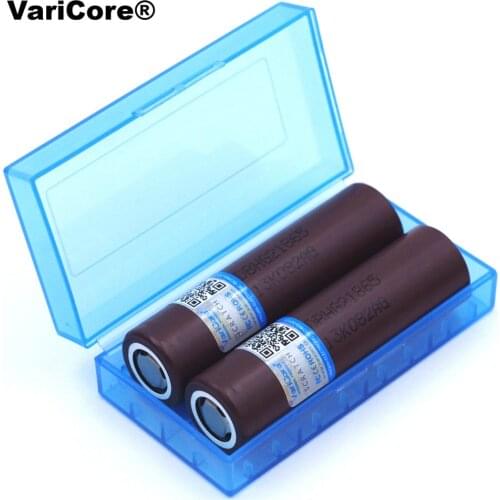 2PCS VariCore New Original HG2 18650 3000mAh battery 18650HG2 3.6V discharge 20A, dedicated Power battery + Storage box