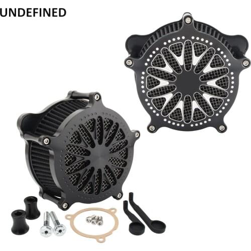 Motorcycle Aluminum Air Filter Intake Cleaner Kit For Harley Touring Road King Street Glide Softail Fat Boy Custom 2017-2020