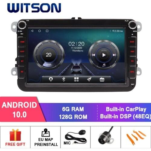 WITSON 7'' Android 11 CAR RADIO DVD GPS for VOLKSWAGEN Universal 4+64 or 6+128GB Car Multimedia Player Stereo AutoAudio GPS Navi