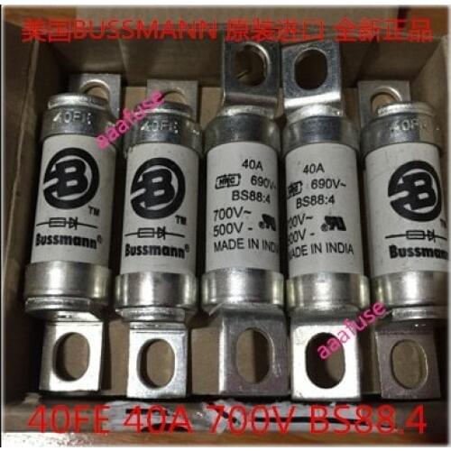 Free shipping 10pcs 40FE BS88.4 American BUSS fuse fuse genuine 40A 700V