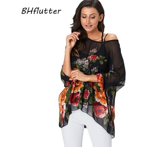 Большие блузки BHflutter China At AliExpress