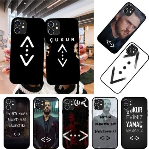 Phone Case For Apple IPhone 12 Mini 11 Pro XR X MAX SE XS 4 5 6 6S 7 8 E Plus Black Cover Bumper Silicone Turkey Cukur Show TV