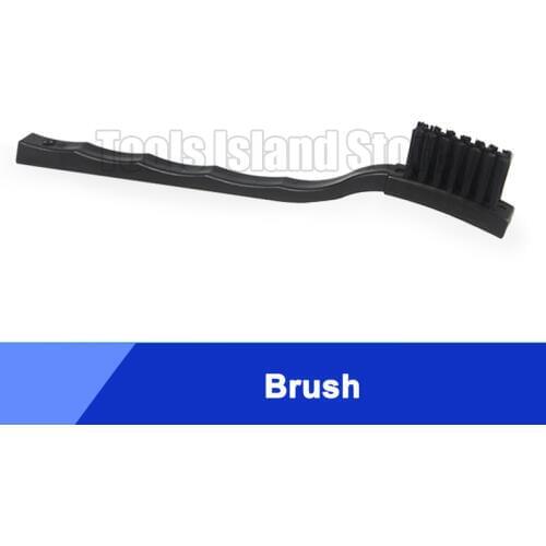 Black Non Slip Handle PCB Rework ESD Anti Static Dust Brush 17cm For Mobile Phone Tablet PCB BGA Repair Soldering