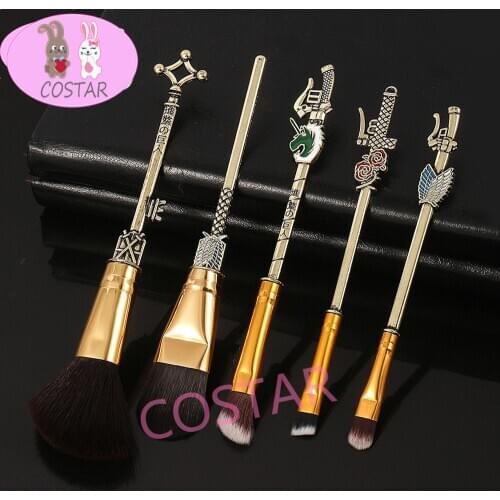 COSTAR Anime Attack On Titan Logo Cosplay Earring Makeup Brush Eyebrow Pencil