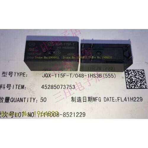 JQX-115F-T 048-1HS3B(555) 115F-1A-6P-48V