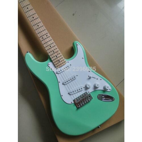 Fantasy Guitar factory direct surf green st electric guitar,chrome hardware,wholesale product free shipping